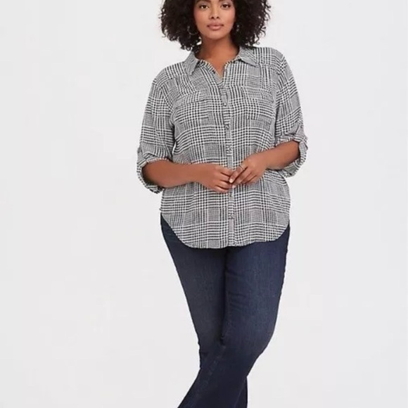 TORRID Madison - Georgette Button-Down Shirt Blouse Size 2x - Picture 12 of 12